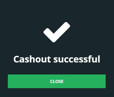 Cash Out Success